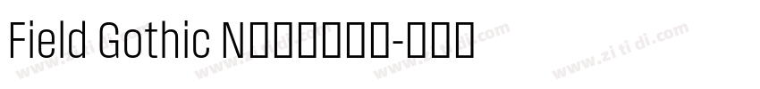 Field Gothic N胡晓波刷刷体字体转换